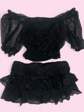 Goth Mesh Top